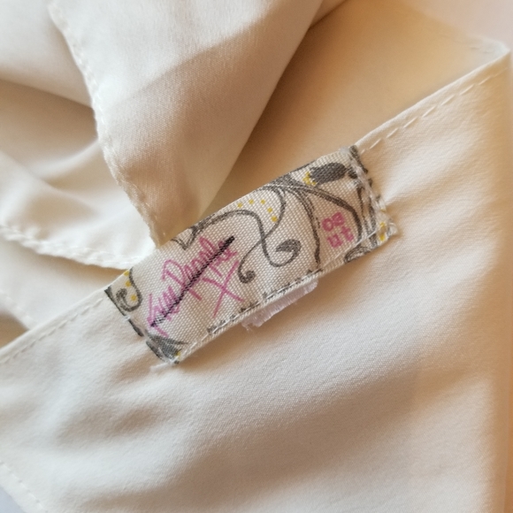 ❗Free People Cream Color Long Thin Twilly Scarf❗ - Picture 2 of 3